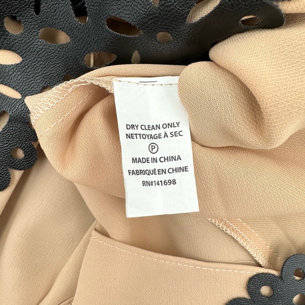 Ramy Brook Cori Skirt Black Faux Leather - Picture 10 of 11